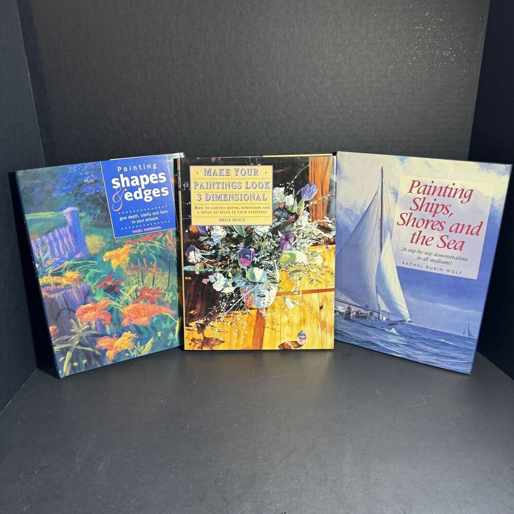 HOW TO Paint Hard Cover Book Bundle [Item 117]